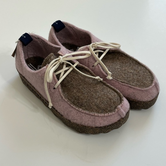 asportuguesas Shoes - New Asportguesas by Fly London Chat Sneaker Wool Rubber Cork Pink Size 37 Shoes